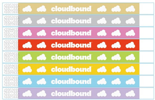 Cloudbound Tyvek Wristband - Pink (1000 pcs)