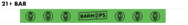 Launch Tyvek Wristband 21+ Bar (1000 pcs)