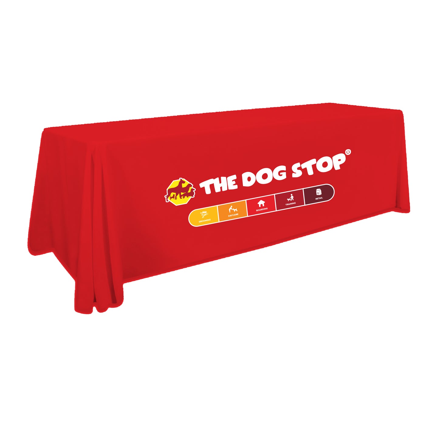 Custom Table Cover 8' Draped style (1 pack)