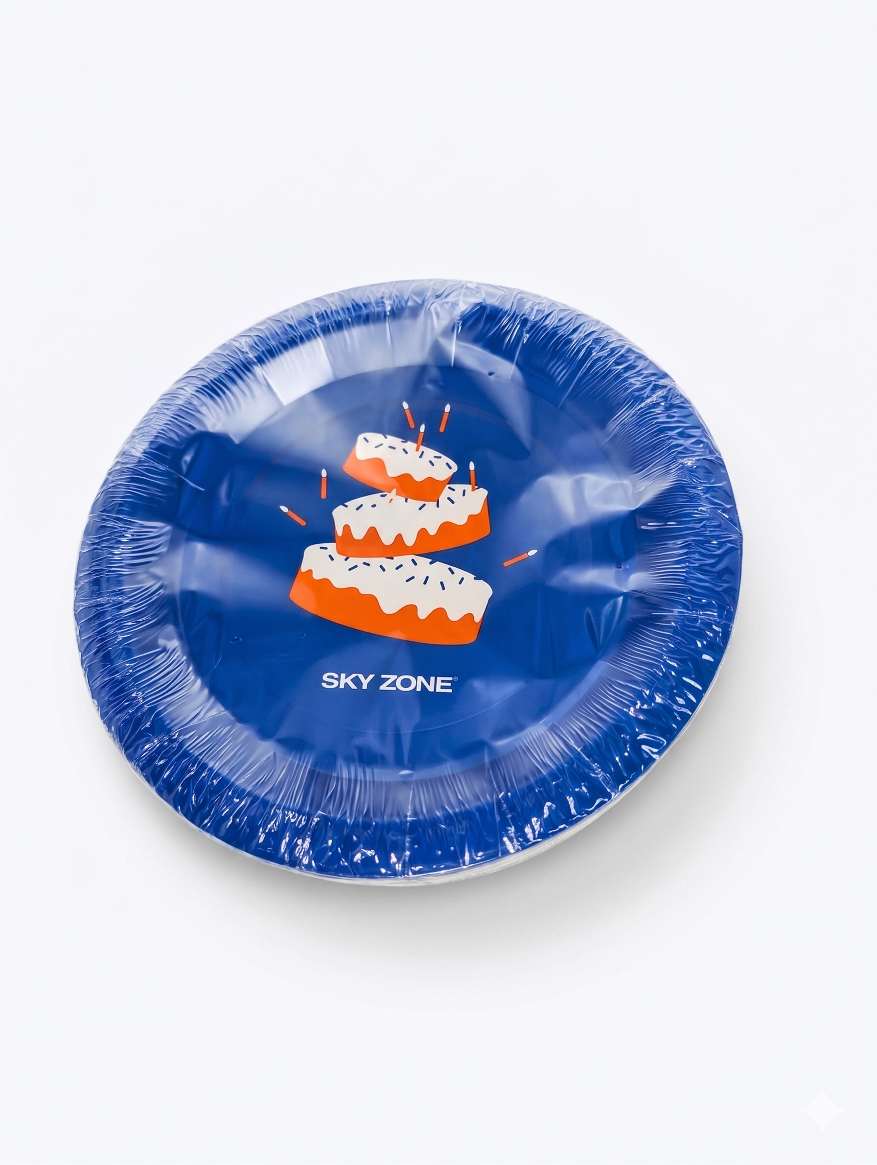 Sky Zone 7" Paper Plate - Case [Blue] (1000pcs)