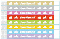 Cloudbound Tyvek Wristband - Pink (1000 pcs)