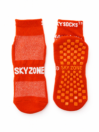 Sky Zone Orange Ankle Sock (200 pairs / polybagged)