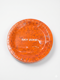Sky Zone 7" Paper Plate - Case [Orange] (1000pcs)
