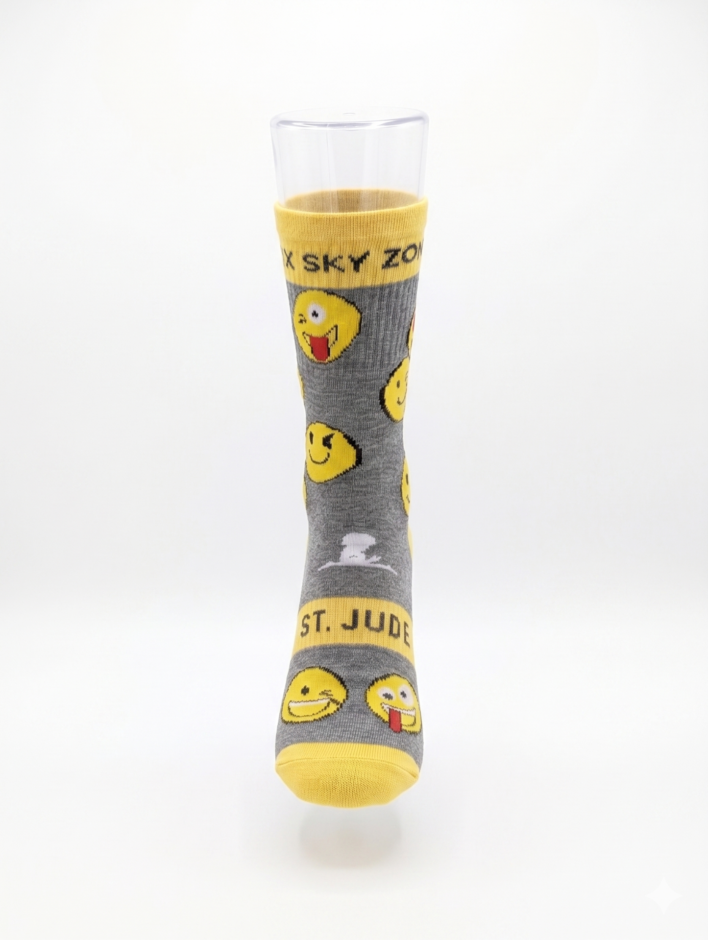 Sky Zone Emoji Socks - [Yellow] (200 pairs)
