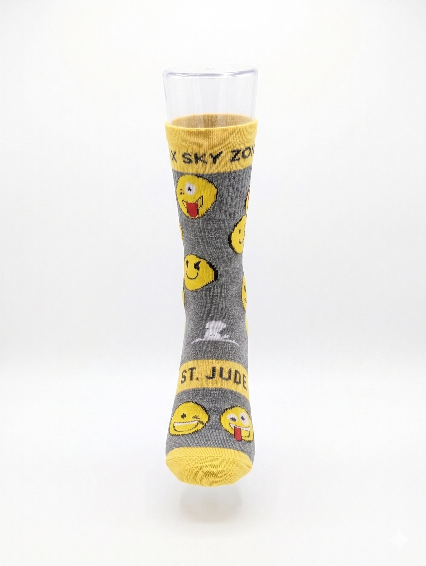 Sky Zone Emoji Socks - [Yellow] (200 pairs)
