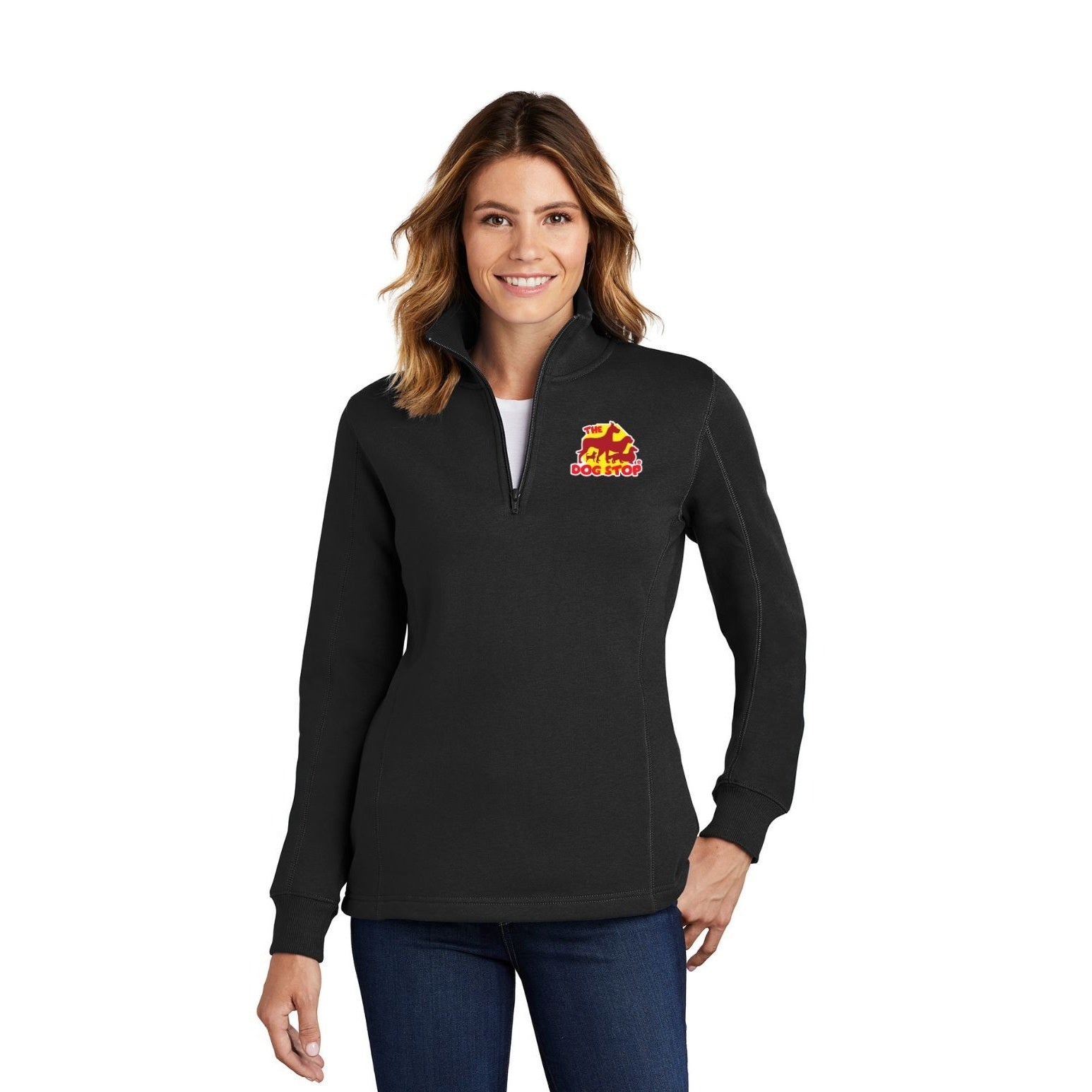 Sport-Tek® 1/4-Zip Ladies' Sweatshirt