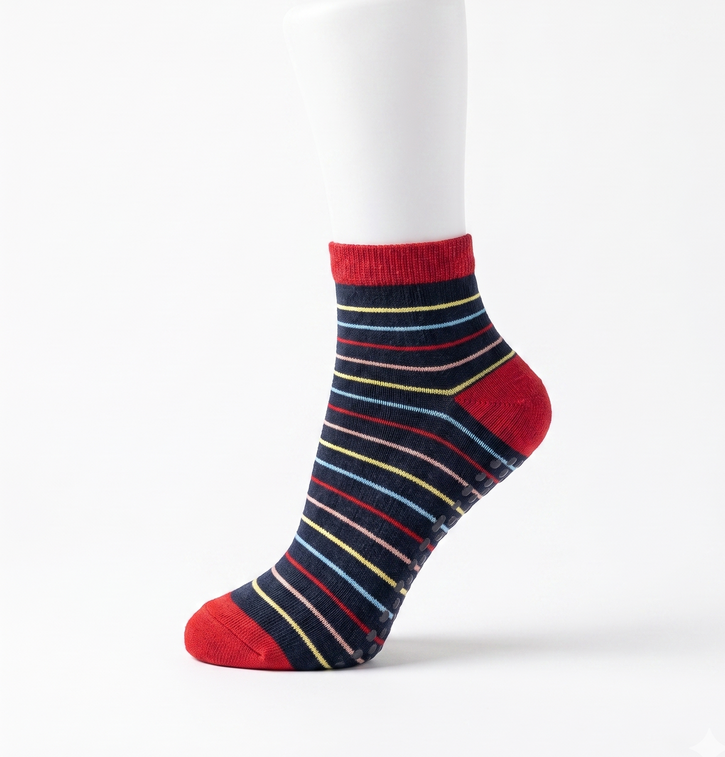 Defy Striped Ankle Socks Socks [Multicolor] - (200 pairs)