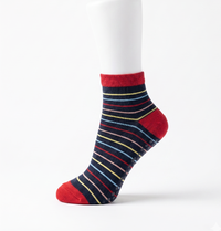 Defy Striped Ankle Socks Socks [Multicolor] - (200 pairs)